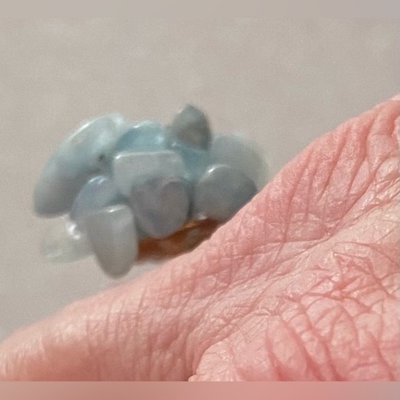 NEW Amazonite chip ring - Picture 4 of 8